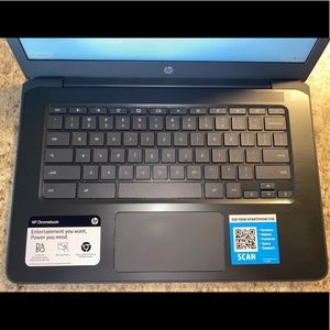 HP - 14" Chromebook - AMD A4-Series - 4GB Memory - AMD Radeon R4 - 32GB eMMC